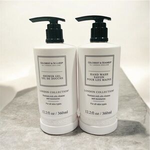 NEW GILCHRIST & SOAMES LONDON COLLECTION • SHOWER GEL + HAND WASH SET
12.2 fl oz